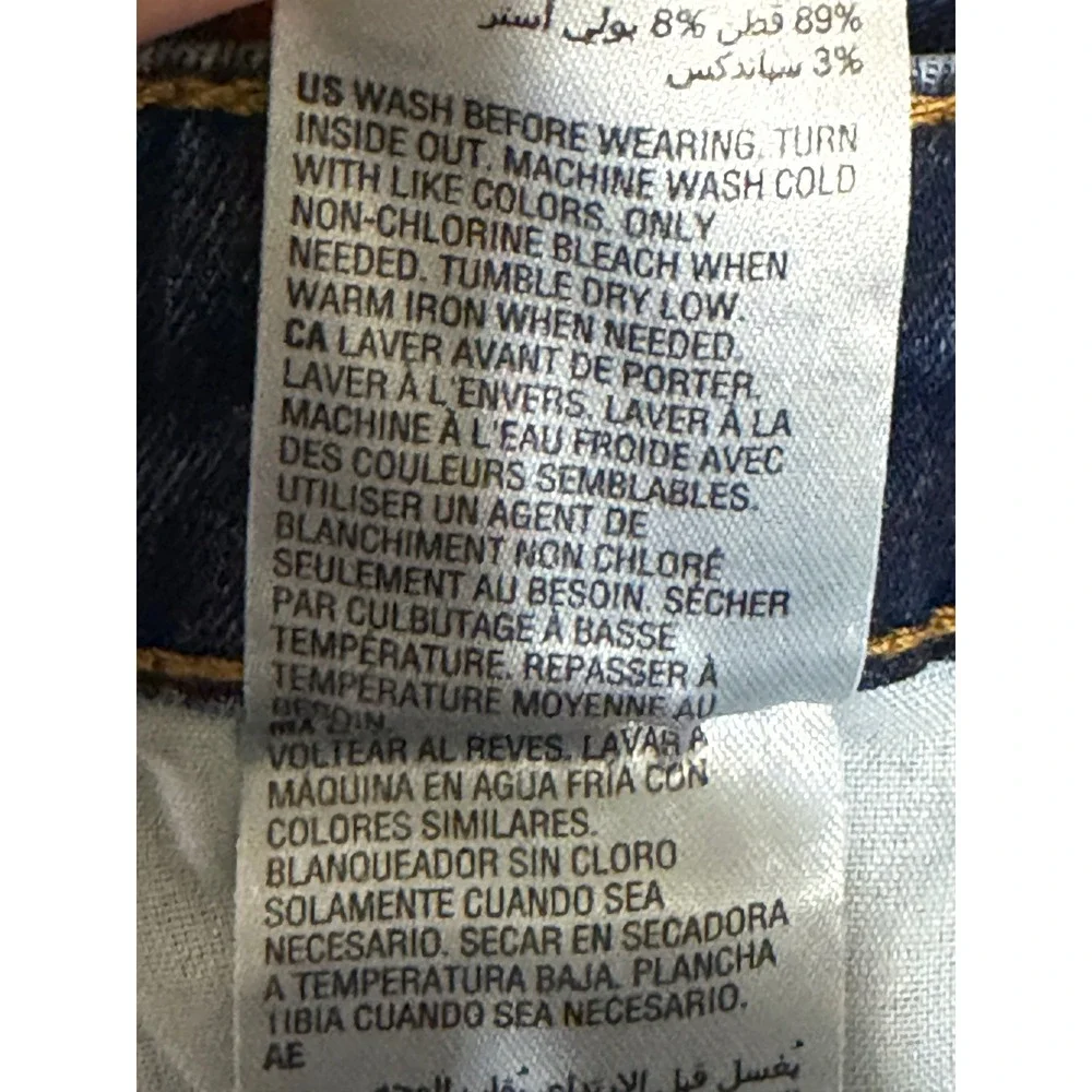 On 34th Women's Flare Leg High Rise Dark Wash Denim Jeans Size 14/32 NEW